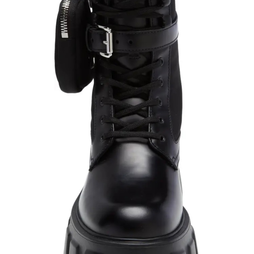 Prada Monolith Mini Bag Lug Sole Combat Boot - Picture 4 of 6